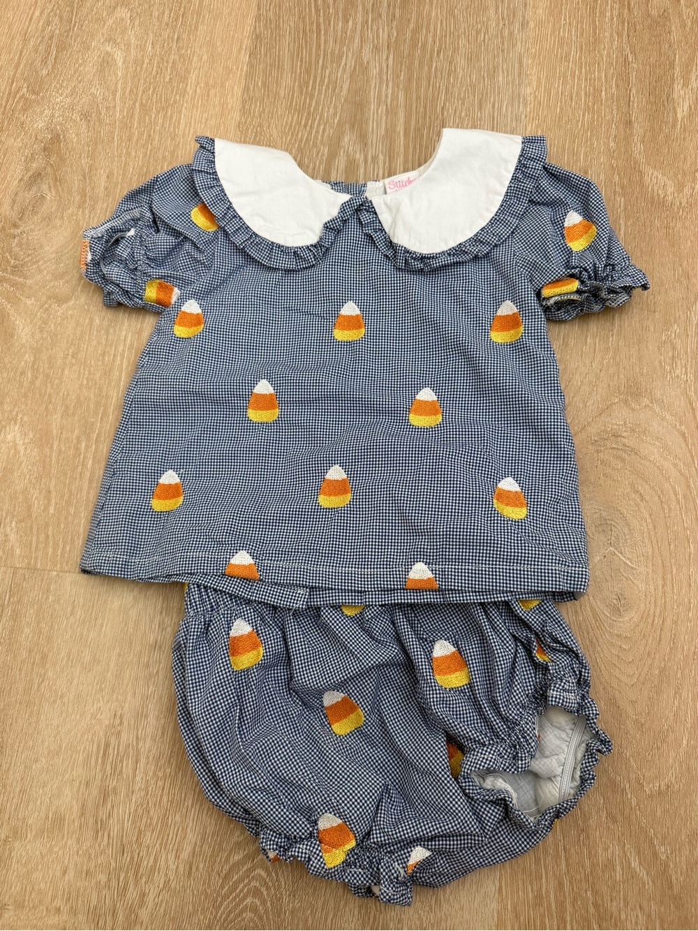 Candy Corn Top & Bloomers Set